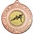 Rugby Wreath Medal | Bronze | 50mm - M35BZ.RUGBY