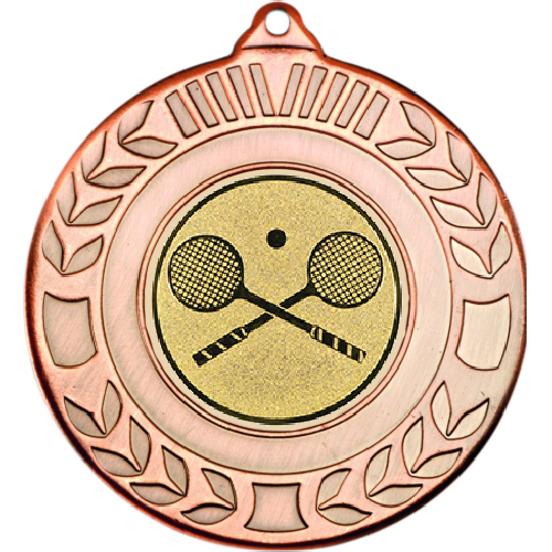 Squash Wreath Medal | Bronze | 50mm