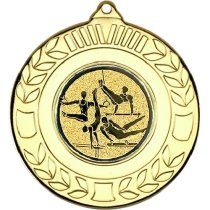Gymnastics Wreath Medal | Gold | 50mm