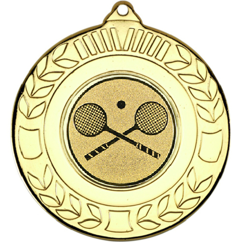 Squash Wreath Medal | Gold | 50mm