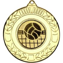 Volleyball Wreath Medal | Gold | 50mm