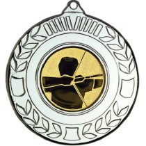 Archery Wreath Medal | Silver | 50mm