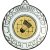 Badminton Wreath Medal | Silver | 50mm - M35S.BADMINTON