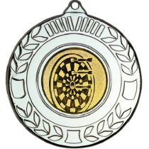 Darts Wreath Medal | Silver | 50mm