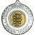 Darts Wreath Medal | Silver | 50mm - M35S.DARTS