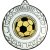 Football Wreath Medal | Silver | 50mm - M35S.FOOTBALL
