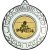 Go Kart Wreath Medal | Silver | 50mm - M35S.GOKART