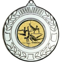 Gymnastics Wreath Medal | Silver | 50mm