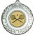 Squash Wreath Medal | Silver | 50mm - M35S.SQUASH