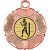 Boxing Tudor Rose Medal | Bronze | 50mm - M519BZ.BOXING
