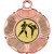 Karate Tudor Rose Medal | Bronze | 50mm - M519BZ.KARATE