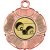 Lawn Bowls Tudor Rose Medal | Bronze | 50mm - M519BZ.LAWNBOWL