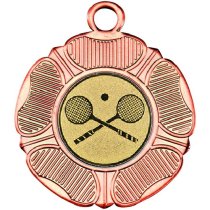 Squash Tudor Rose Medal | Bronze | 50mm