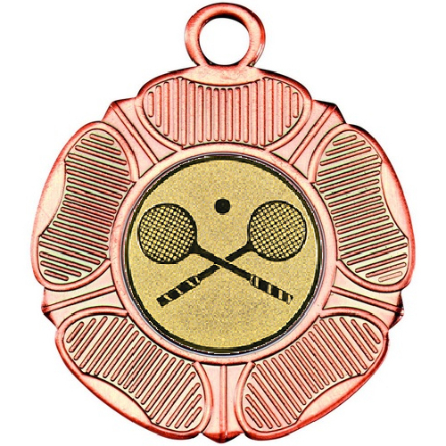 Squash Tudor Rose Medal | Bronze | 50mm