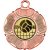 Volleyball Tudor Rose Medal | Bronze | 50mm - M519BZ.VOLLEYBALL