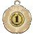 1st Place Tudor Rose Medal | Gold | 50mm - M519G.1ST