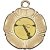 Clay Pigeon Tudor Rose Medal | Gold | 50mm - M519G.CLAYSHOOT