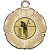 Cricket Tudor Rose Medal | Gold | 50mm - M519G.CRICKET