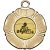 Go Kart Tudor Rose Medal | Gold | 50mm - M519G.GOKART