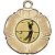 Golf Tudor Rose Medal | Gold | 50mm - M519G.GOLF