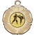Karate Tudor Rose Medal | Gold | 50mm - M519G.KARATE