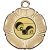 Lawn Bowls Tudor Rose Medal | Gold | 50mm - M519G.LAWNBOWL