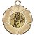 Running Tudor Rose Medal | Gold | 50mm - M519G.RUNNING