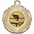 Snooker Tudor Rose Medal | Gold | 50mm - M519G.SNOOKER