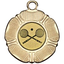 Squash Tudor Rose Medal | Gold | 50mm