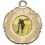 Ten Pin Tudor Rose Medal | Gold | 50mm - M519G.TENPIN