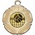 Volleyball Tudor Rose Medal | Gold | 50mm - M519G.VOLLEYBALL
