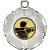 Archery Tudor Rose Medal | Silver | 50mm - M519S.ARCHERY