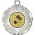 Badminton Tudor Rose Medal | Silver | 50mm - M519S.BADMINTON