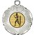 Boxing Tudor Rose Medal | Silver | 50mm - M519S.BOXING