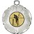 Cricket Tudor Rose Medal | Silver | 50mm - M519S.CRICKET