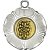 Darts Tudor Rose Medal | Silver | 50mm - M519S.DARTS