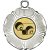 Lawn Bowls Tudor Rose Medal | Silver | 50mm - M519S.LAWNBOWL