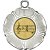 Music Tudor Rose Medal | Silver | 50mm - M519S.MUSIC