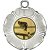 Snooker Tudor Rose Medal | Silver | 50mm - M519S.SNOOKER