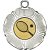 Tennis Tudor Rose Medal | Silver | 50mm - M519S.TENNIS
