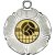 Volleyball Tudor Rose Medal | Silver | 50mm - M519S.VOLLEYBALL