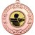Archery Tri Star Medal | Bronze | 50mm - M69BZ.ARCHERY