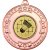 Badminton Tri Star Medal | Bronze | 50mm - M69BZ.BADMINTON