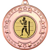 Boxing Tri Star Medal | Bronze | 50mm