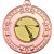 Clay Pigeon Tri Star Medal | Bronze | 50mm - M69BZ.CLAYSHOOT