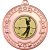 Golf Tri Star Medal | Bronze | 50mm - M69BZ.GOLF