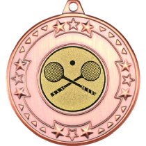 Squash Tri Star Medal | Bronze | 50mm