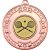 Squash Tri Star Medal | Bronze | 50mm - M69BZ.SQUASH