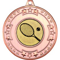 Tennis Tri Star Medal | Bronze | 50mm