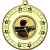 Archery Tri Star Medal | Gold | 50mm - M69G.ARCHERY